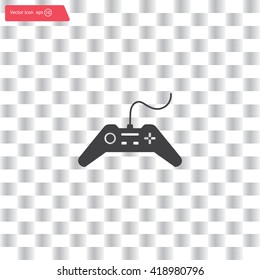 Joystick sign icon, vector illustration. Flat design style