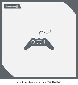 Joystick sign icon, vector illustration. Flat design style