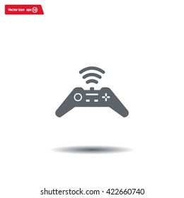 Joystick sign icon, vector illustration. Flat design style