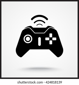 Joystick sign icon, vector illustration. Flat design style 
