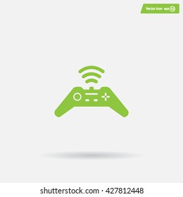 Joystick sign icon, vector illustration. Flat design style