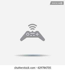 Joystick sign icon, vector illustration. Flat design style