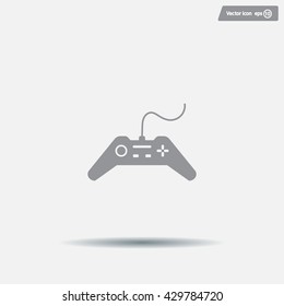 Joystick sign icon, vector illustration. Flat design style