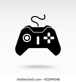 Joystick sign icon, vector illustration. Flat design style 