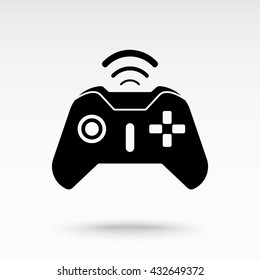 Joystick sign icon, vector illustration. Flat design style 