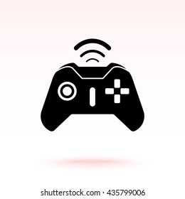 Joystick sign icon, vector illustration. Flat design style 