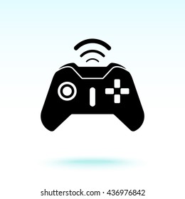 Joystick sign icon, vector illustration. Flat design style 