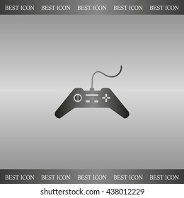 Joystick sign icon, vector illustration. Flat design style