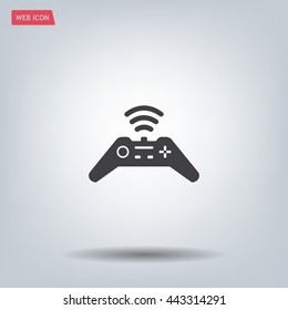 Joystick sign icon, vector illustration. Flat design style