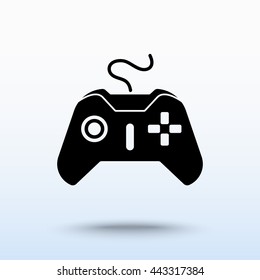 Joystick sign icon, vector illustration. Flat design style 