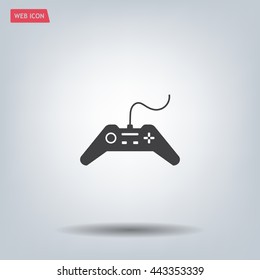 Joystick sign icon, vector illustration. Flat design style