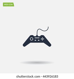 Joystick sign icon, vector illustration. Flat design style