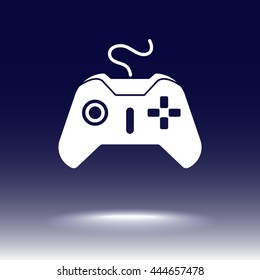 Joystick sign icon, vector illustration. Flat design style 