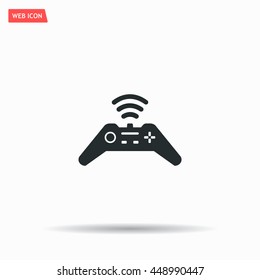 Joystick sign icon, vector illustration. Flat design style