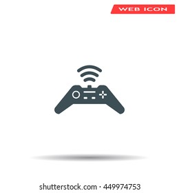 Joystick sign icon, vector illustration. Flat design style
