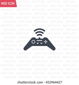 Joystick sign icon, vector illustration. Flat design style