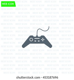 Joystick sign icon, vector illustration. Flat design style