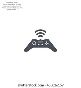 Joystick sign icon, vector illustration. Flat design style