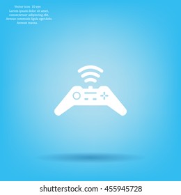 Joystick sign icon, vector illustration. Flat design style