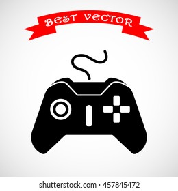 Joystick sign icon, vector illustration. Flat design style 