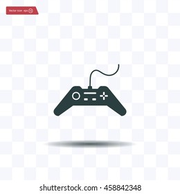 Joystick sign icon, vector illustration. Flat design style