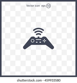 Joystick sign icon, vector illustration. Flat design style