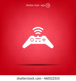 Joystick sign icon, vector illustration. Flat design style