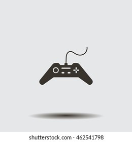 Joystick sign icon, vector illustration. Flat design style