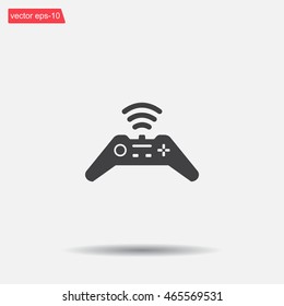 Joystick sign icon, vector illustration. Flat design style