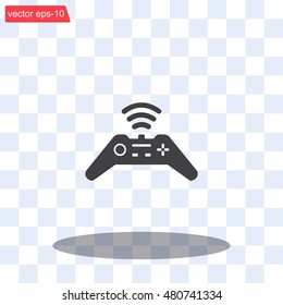 Joystick sign icon, vector illustration. Flat design style