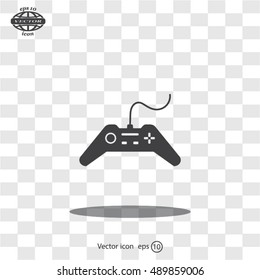Joystick sign icon, vector illustration. Flat design style