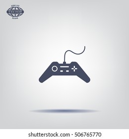 Joystick sign icon, vector illustration. Flat design style