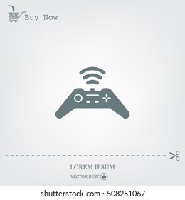 Joystick sign icon, vector illustration. Flat design style