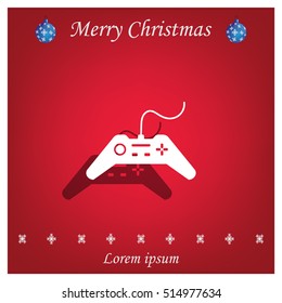 Joystick sign icon, vector illustration. Flat design style