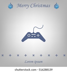 Joystick sign icon, vector illustration. Flat design style