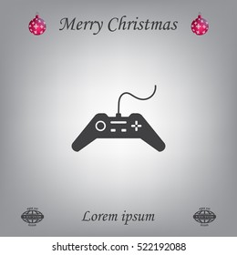 Joystick sign icon, vector illustration. Flat design style