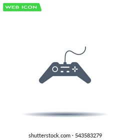 Joystick sign icon, vector illustration. Flat design style