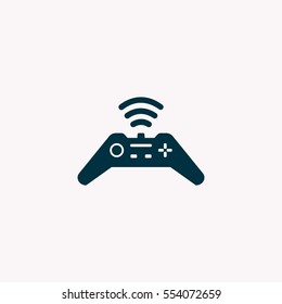 Joystick sign icon, vector illustration. Flat design style