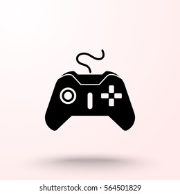 Joystick sign icon, vector illustration. Flat design style 