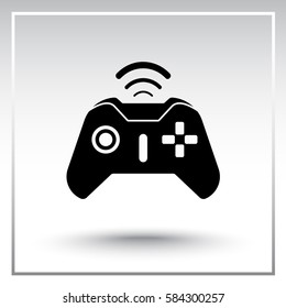 Joystick sign icon, vector illustration. Flat design style 