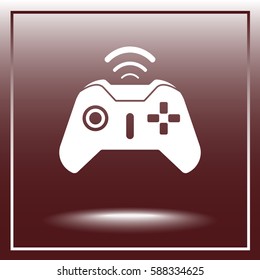 Joystick sign icon, vector illustration. Flat design style 
