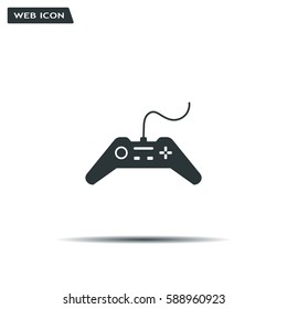 Joystick sign icon, vector illustration. Flat design style