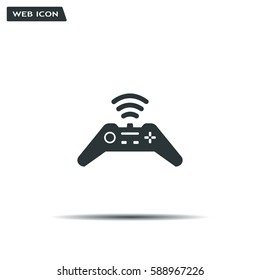 Joystick sign icon, vector illustration. Flat design style