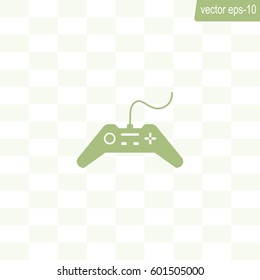 Joystick sign icon, vector illustration. Flat design style