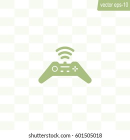 Joystick sign icon, vector illustration. Flat design style