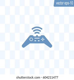Joystick sign icon, vector illustration. Flat design style