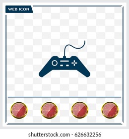 Joystick sign icon, vector illustration. Flat design style