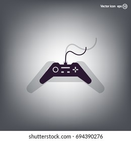 Joystick sign icon, vector illustration. Flat design style