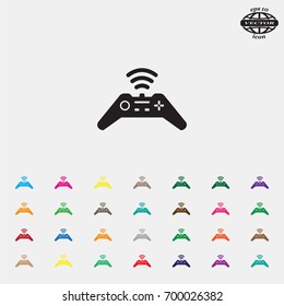 Joystick sign icon, vector illustration. Flat design style