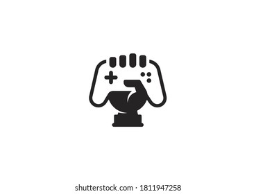 Joystick für einfaches Logo-Design